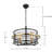 4 - Light Dimmable Lantern Drum Chandelier