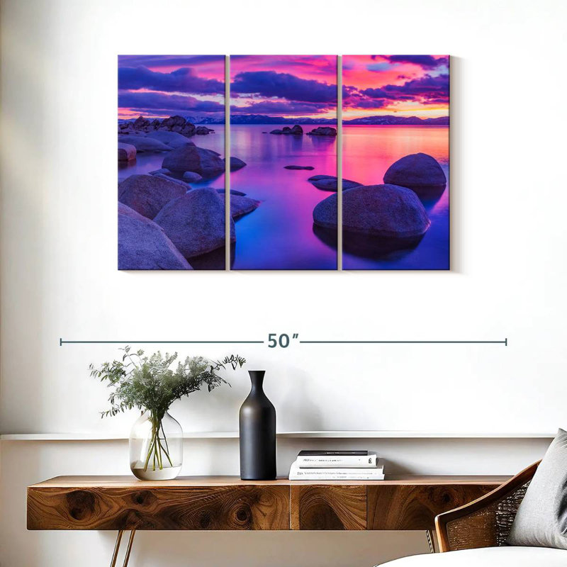 Alvord Lake Tahoe Glow, 24" H x 38" W
