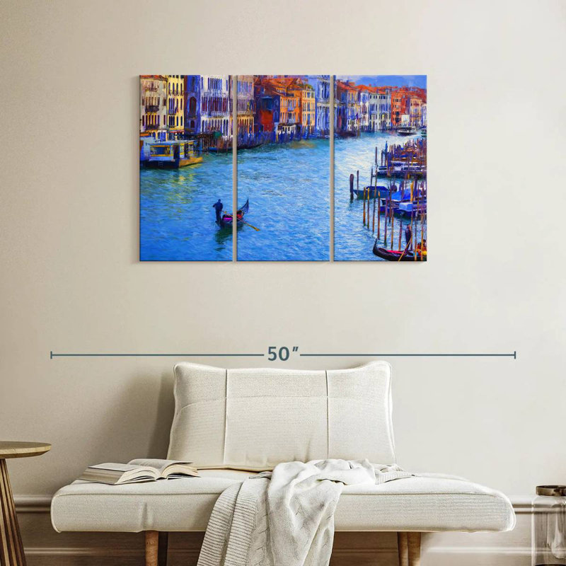 Rorry Gondola In Grand Canal Venice IV, 24" H x 38" W