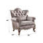 Fauteuil canapé antique sculpté et rembourré