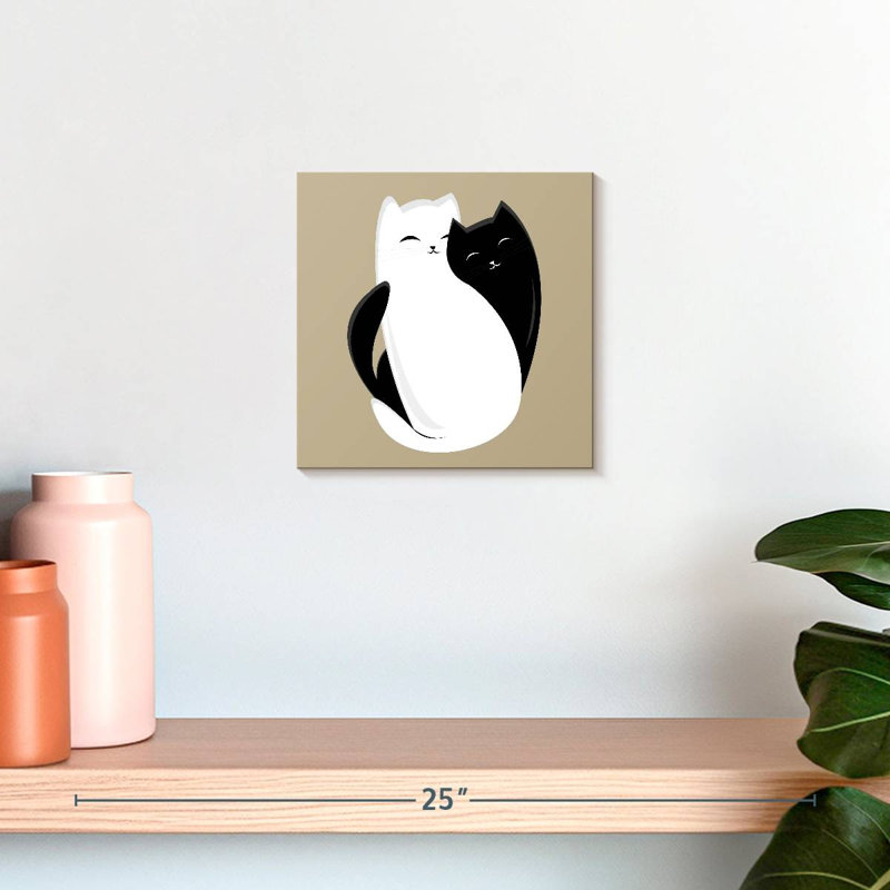 Crowle Mid Century Modern Cat, H 10 po x l 10 po