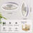 110v Smart Led Light – 3300lm, 10%-100% Dimming, Rgb + Stepless Color Temp (3000k-6000k), Memory Function