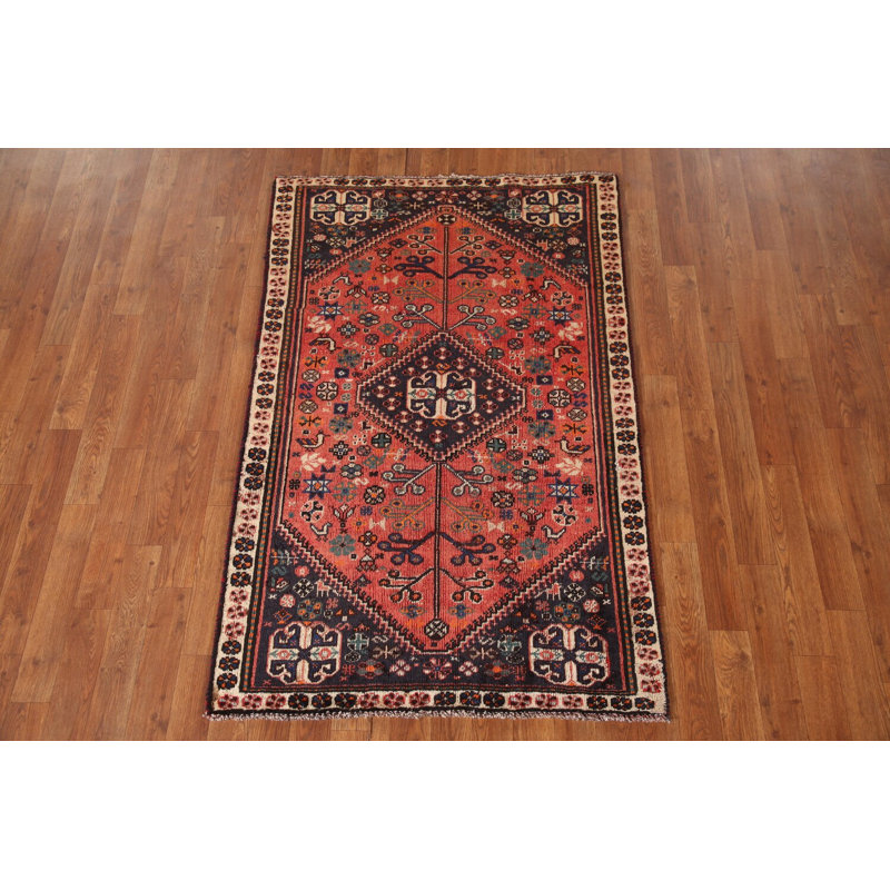 Tapis traditionnel rétro géométrique 3 x 5