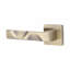  1 Pair Modern Nova Premium Design Door Handles on Square Rose
