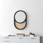 Risley Solid Wood Flat Mirror-1994363450