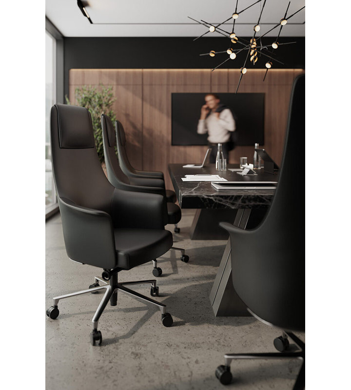 Bolo Swivel Executive Chair, Black
