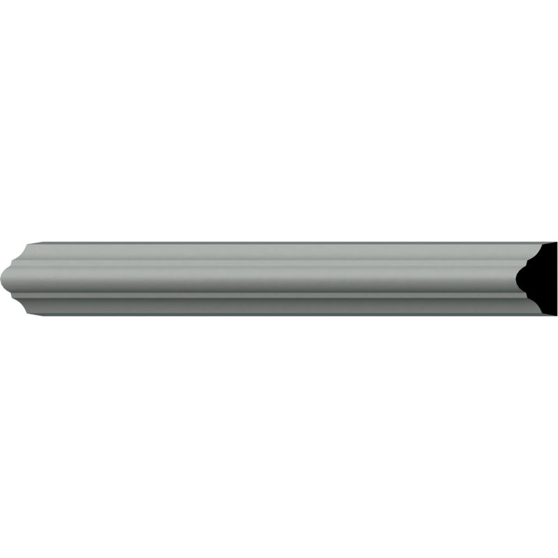 Classic Gray Polyurethane Panel Moulding 7/8"H x 1/2"P x 12"L