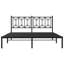 Metal Bed Frame Without Mattress With Headboard Black-1998919191