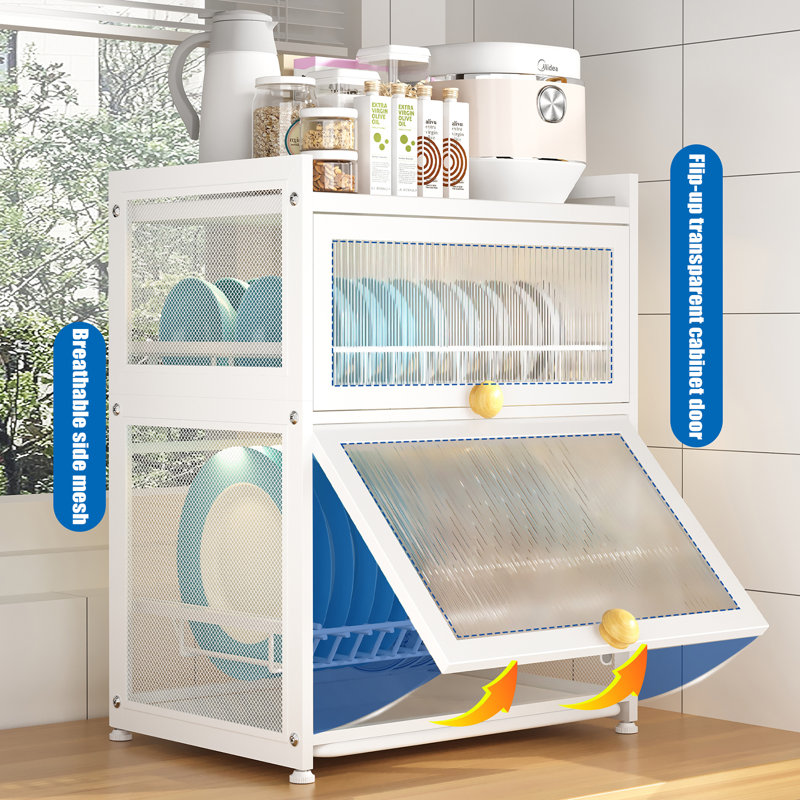 Zakary 3-Tier Carbon Steel Dish Drying Rack