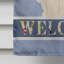 Polyester 2 côtés 40 x 28 po welcome drapeau maison-73943185