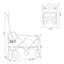 Chariot pliable pliable Minimeetall