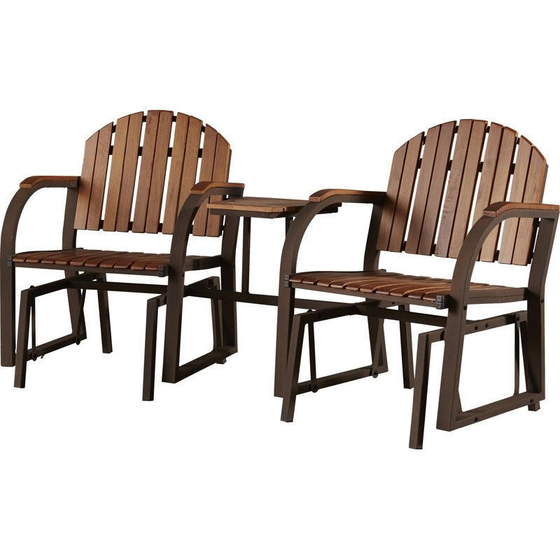 Chaise berçante en métal Allerton