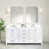 White/Brushed Nickel selected