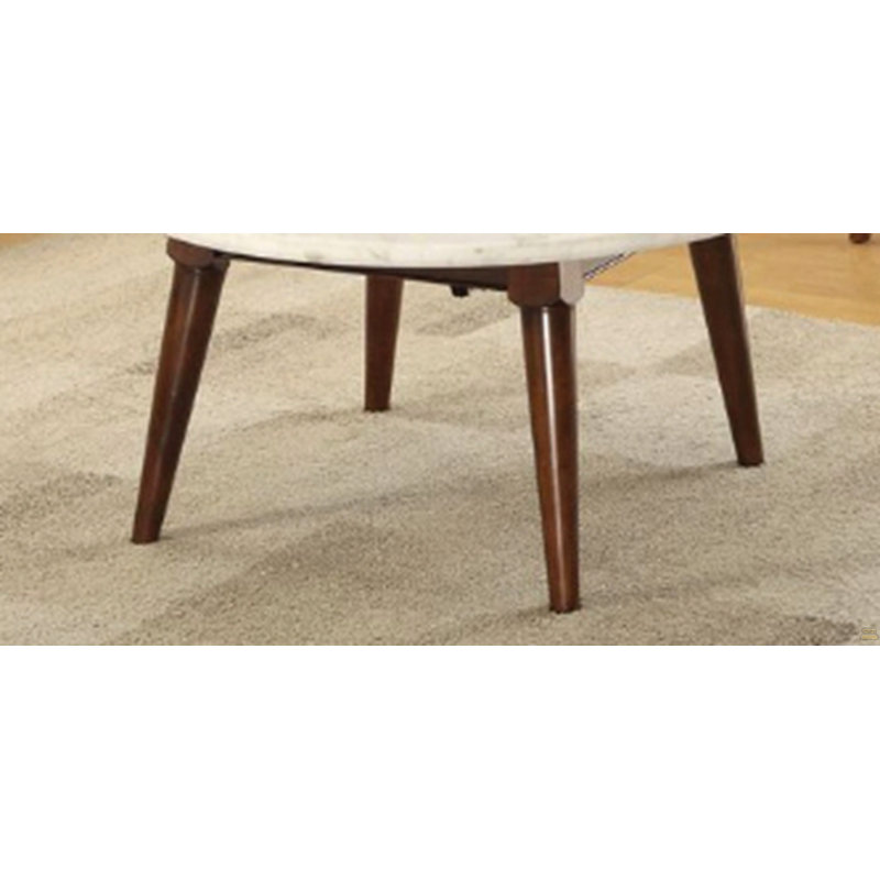 Table basse en marbre blanc Gasha