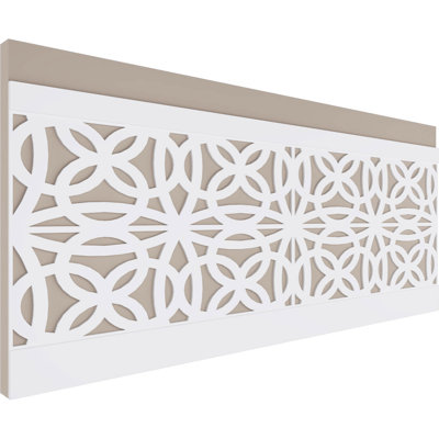 36'' H x 94.5'' W x 0.625'' D Expanded Cellular PVC Wainscot Paneling