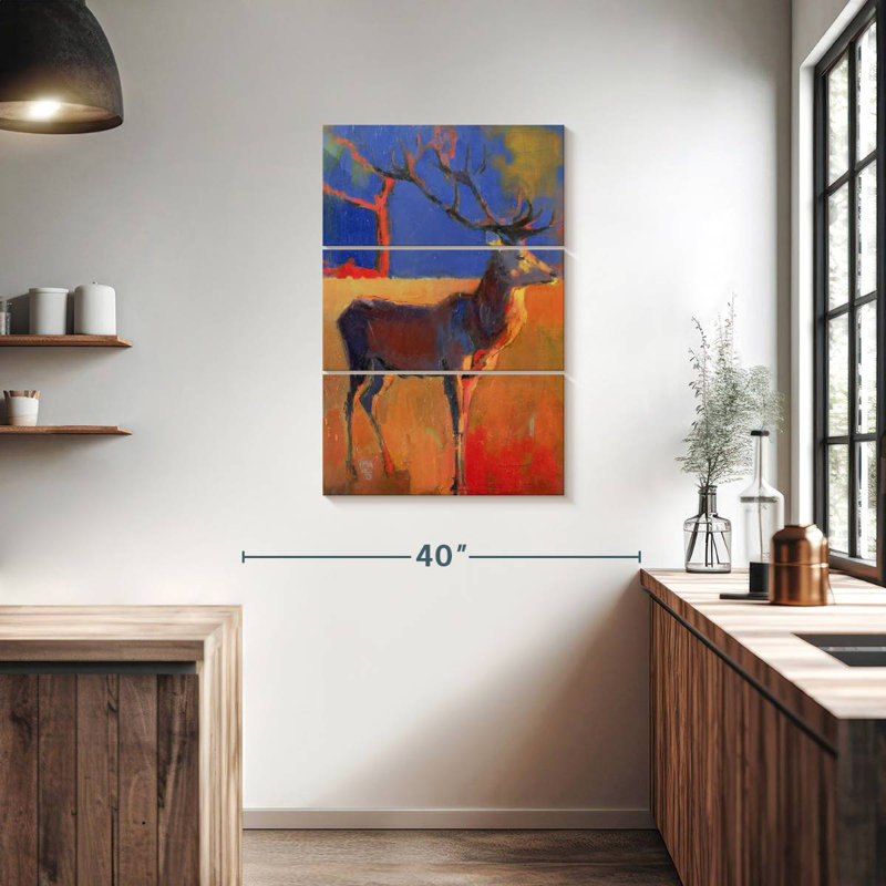 Brampt The Red Tree, 38" H x 24" W