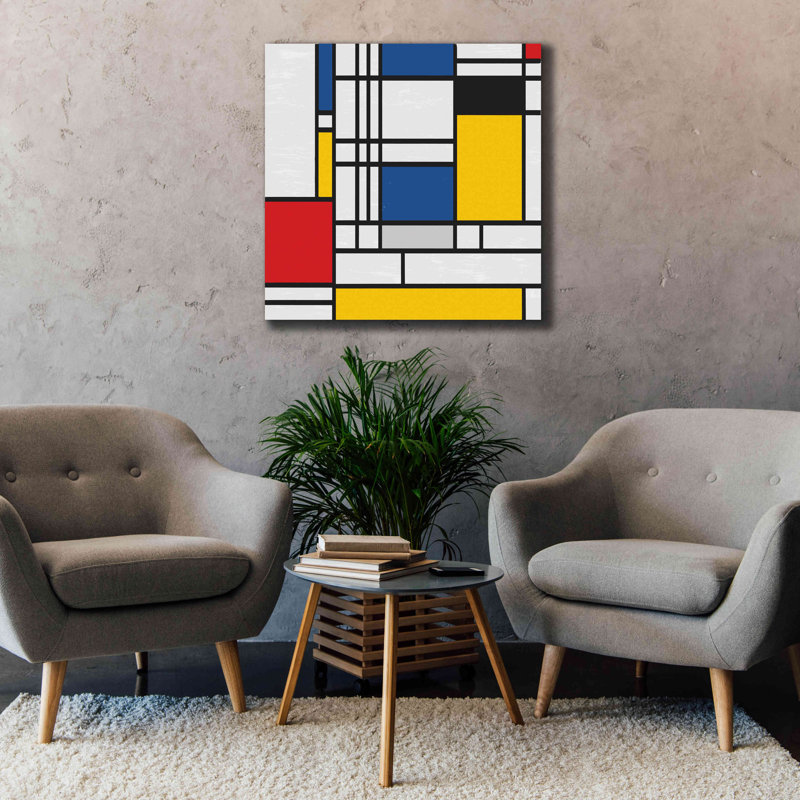 Ivy Bronx «Mondrian NFT2» par Epic Portfolio, estampe numérique sur toile, H 37 po x l 37 po x P 1,5 po