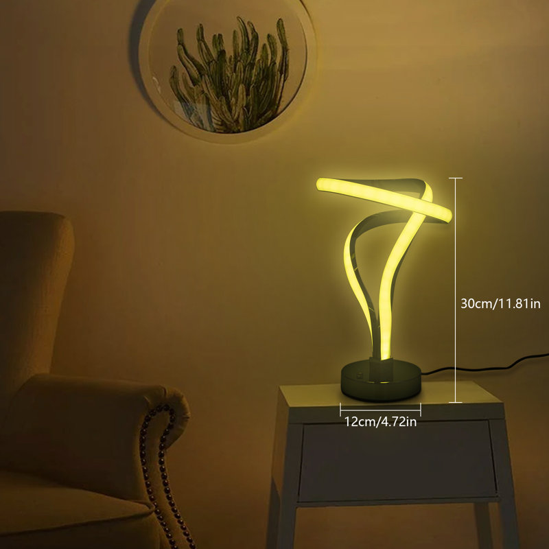 Jahmarni Metal Table Lamp with RGB