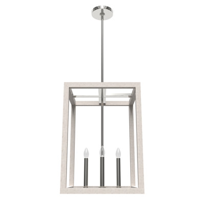 Squire Manor 4 - Light Square 12 inch Pendant