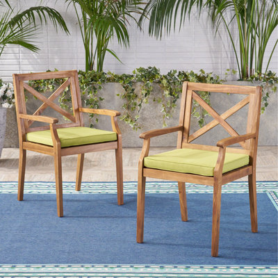 Chaise de patio avec coussin Bevelyn