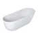 67-Inch Solid Surface Soaking Bathtub With Overflow For Bathroom