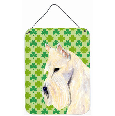 St. Patrick's Day Shamrock Print on Plaque