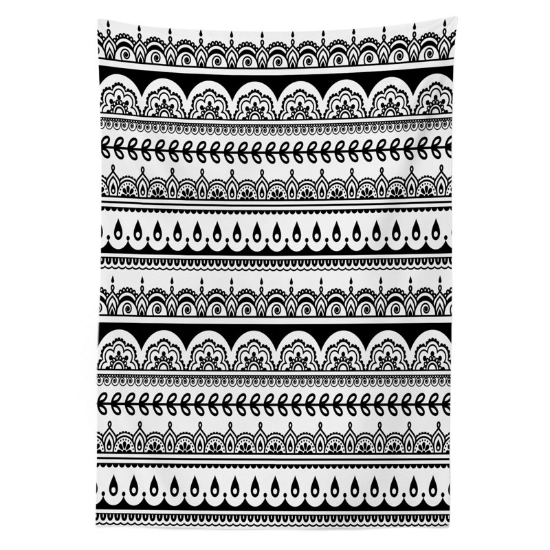 Geometric Tablecloth, 70" L x 52" W