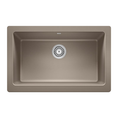 Vintera Silgranit 30" Single Bowl Apron-Front Farmhouse Sink - Truffle