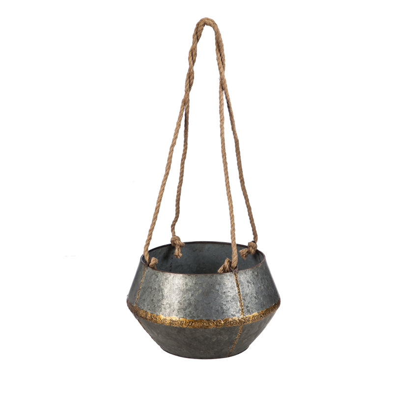 Vanwingerden Metal Hanging Planter