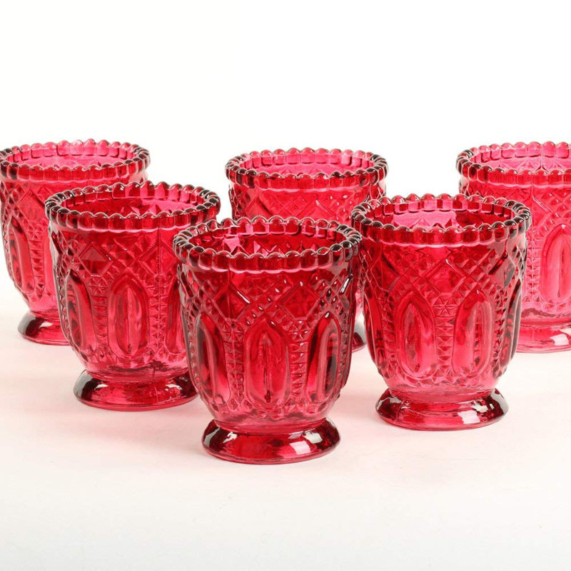 3'' H Glass Tabletop Votive Holder