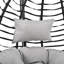 U_STYLE Chaise hamac suspendue d'extérieur pour l'intérieur avec support