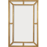 The Magnolia Manor Flat Beveled Wall Mirror