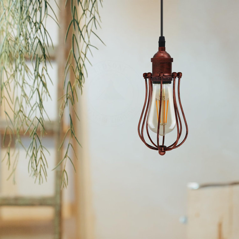 Antashia 1 - Light Pendant, Rustic Red