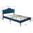 Full Size Bed Frame with Adjustable Headboard, Upholstered Platform Bed, Mattress Foundation, No Box Spring Needed-662846389-655101163