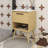 Bathroom Vanity With Sink Combo,Multi-Functional Bathroom Cabinet With Drawer