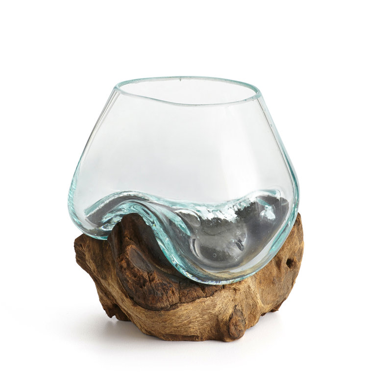 Sculpture en verre et bois fondu Gouldsboro