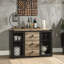 Buffet industriel en bois et métal