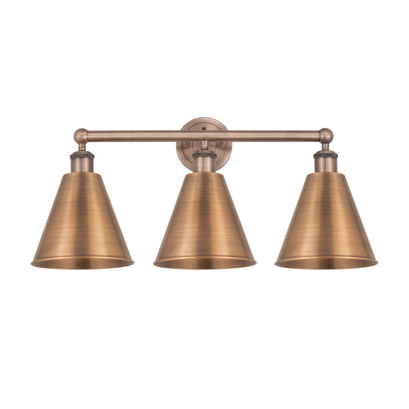 Dorantes 3 - Light Dimmable Vanity Light, Antique Copper