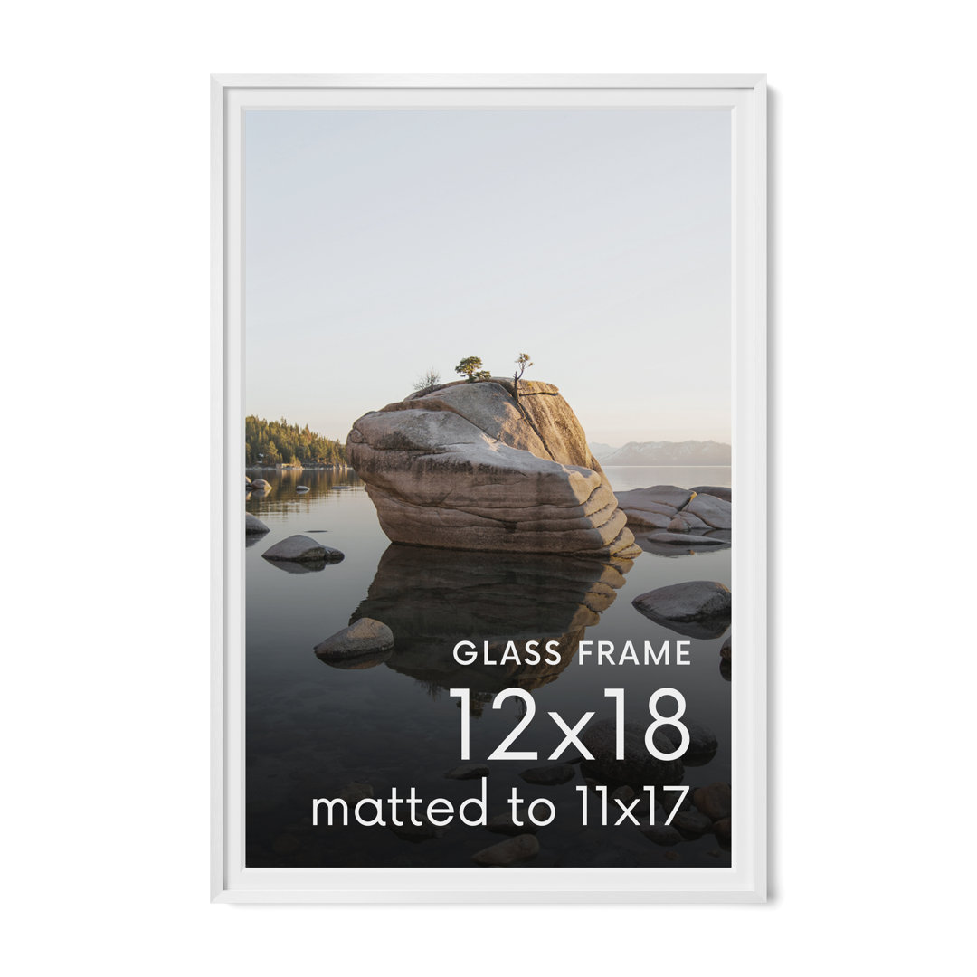 Metal Picture Frame with Glass Haus and Hues 