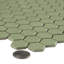 Carreau de mosaïque de plancher et de mur en porcelaine hexagonale lustrée 10-1 / 4 "x 11-7 / 8" Metro 1-50783799