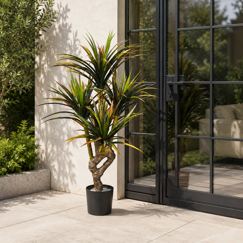 105cm Faux Yucca Plant in Pot Liner