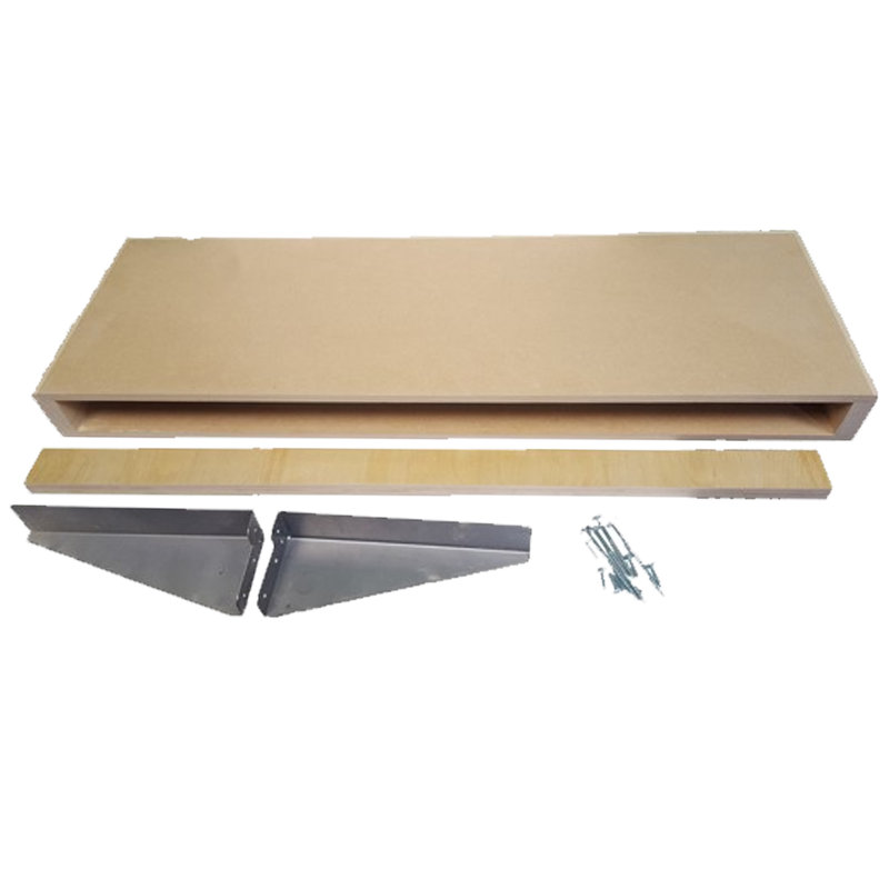 Tablette flottante Losurdo, H 2,5 po x l 24 po x P 10 po, Érable