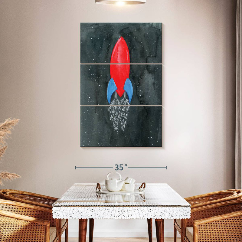 Ashelle Flower Rocket, 50" H x 32" W