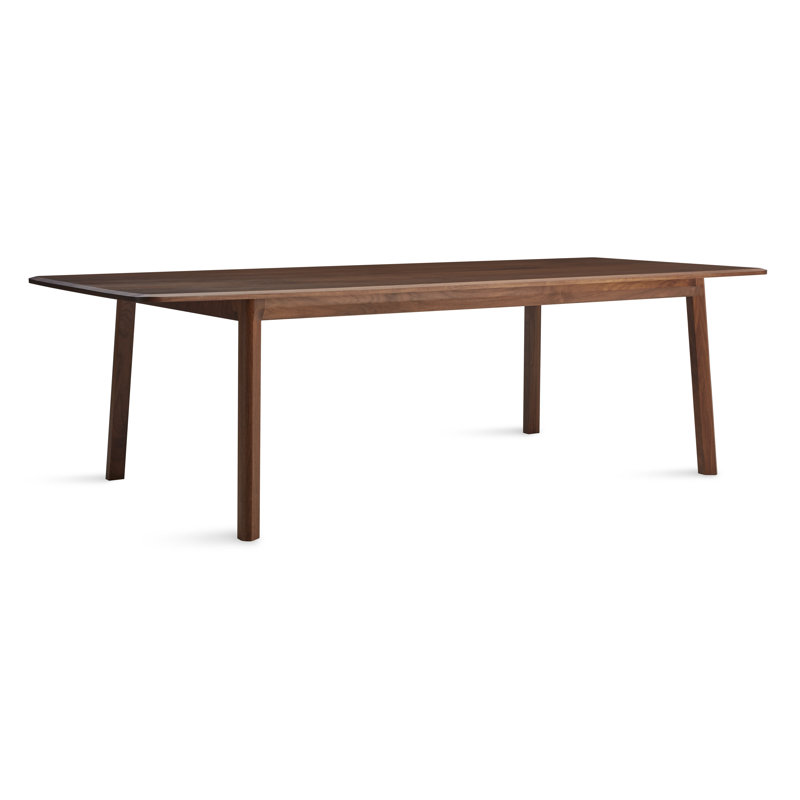 Keeps Solid Wood Dining Table, Walnut, 42" W x 100" L