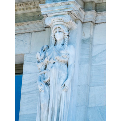 Nys Supreme Court Caryatid par Alfred Pommer - photographie avec cadre