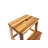 Wood Two Steps Stool Small Size Rectangle
