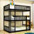 Twin Over Twin Over Twin Triple Wood Bunk Bed With Safety Fatures, Detachable Design-380341187