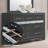 Naima Black Finish Dresser