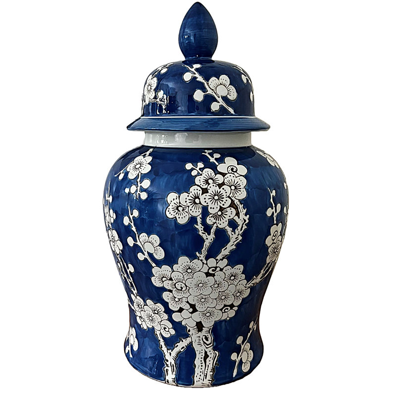 Large Blossom Ginger Jar