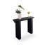 Console rectangulaire noire en bois manufacturé-176829686